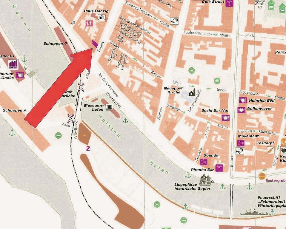 Likedeeler Am Stadthafen Lübeck Oda fotoğraf